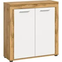 OTTO home Highboard AOSTA, Höhe 88 cm, 2 Türen, 3 Fächer, 2 Einlegeböden (in verschiedenen Farbausführungen, individuell kombinierbar), Kommode, Schrank, Anrichte, Standschrank, Sideboard, Wohnzimmer