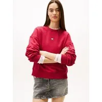 Tommy Jeans Sweatshirt Sweatshirt TJW BXY BADGE mit Dropshoulder-Design und Frontlogo