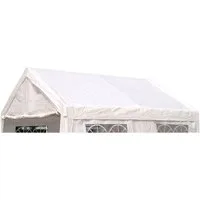 DEGAMO Pavillon-Ersatzdach PALMA, für Zelt 3x4 Meter, PE weiss 180g/m², mit Spanngummis