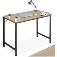 tectake Schreibtisch Jenkins (1-St., 1 tlg), Geradliniger Schreibtisch im minimalistischen Industrie-Stil