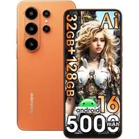 blackview Blackview Android 16 WAVE 10 (32+128) AI Smartphone (6.88 Zoll, 32 MP Kamera, Fingerabdruck, Dual SIM 4G, Android 16)
