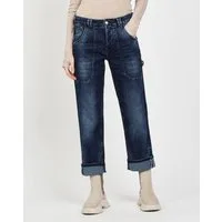 GANG Straight-Jeans 94THELMA WORKER mit aufgesetzten Taschen und typischen Workerdetails