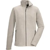 G.I.G.A. DX by killtec Fleecejacke GS 5 MN KNTFLC JCKT Strickfleecejacke, Melange-Optik, Reißverschlusstaschen, Kinnschutz