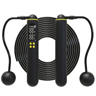 KALOAD Bluetooth Smart Count Jump Rope Type-C Charging Weighted / Cordless Wire Rope Adjustable Jump Rope Trainer Digita