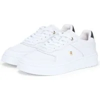 Tommy Hilfiger TH SPORTY CUPSOLE CORP Plateausneaker, Freizeitschuh, Halbschuh, Schnürer mit dezenten Ziernähten