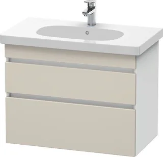 Duravit DuraStyle Waschtischunterbau wandhängend Taupe & Weiß Matt 800x453x610 mm - DS648409118 DS648409118