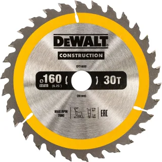 DEWALT XR EXTREME Kreissägeblatt Handkreissäge Universeller Einsatz - DT1932-QZ