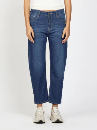 GANG Damen Jeans 94IDA - o-shape fit Jeans midblue summer