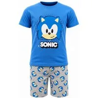 Sonic The Hedgehog Schlafanzug Sega Sonic The Hedgehog Jungen Kinder Pyjama Schlafanzug Gr. 98 - 116