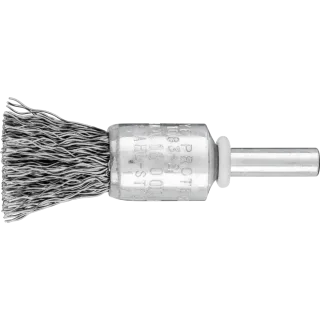 PFERD TOOLS POS Pinselbürste ungezopft PBU 15 mm Schaft 6 mm Stahl-Draht 0,35 - 43298001
