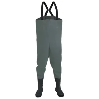 Dönges Wathose mit S5 Sicherheitsstiefel , Größe 43