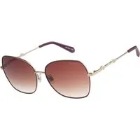 Superdry Sonnenbrille Modell 995062 Form Butterfly, Logoschriftzug auf Bügel, Metallfassung