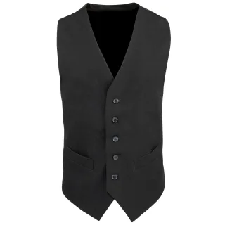 Premier Herren gefütterte Polyesterweste / Catering / Barkleidung (Schwarz)