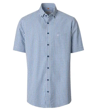REDMOND - Freizeithemd Kurzarm weiß - Gr. - 3XL