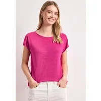 STREET ONE T-Shirt aus softem Materialmix