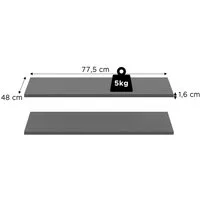 Home affaire Einlegeboden 2er Set, Breite 78 cm (2 St), Skarde, Einlegeboden 2er Set, 78 cm
