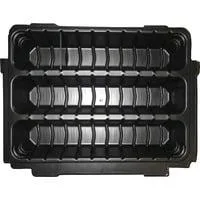 Varioeinsatz 3-fach P-83696, Einlage schwarz, für MAKPAC Koffer