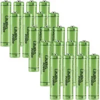 Casativo AAA Akkus 1100 mAh Micro Batterien Wiederaufladbar mit Case 4/8/20 St. Akku (20 St), AAA Micro Akkus - bis zu 1.000 Ladezyklen