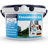 plid Fassadenfarbe Farbe für Fassaden Außen Wetter & UV-beständig / Hochwertig, Schnelltrocknend