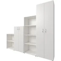 möbelando Büro-Set Trio 2345, 228 x 186,5 x 34,5 cm (B/H/T)