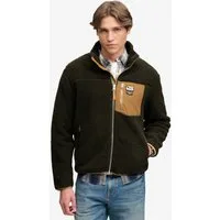 Superdry Sweatjacke MOUNTAIN FULL ZIP FLEECE Relaxed Fit, mit Reißverschluss, aus Fleece
