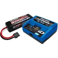 Traxxas RC-Buggy Traxxas Ladegerät Live Lader + Lipo Akku 4S 14,8V 5000 MAh 2971GX + 28