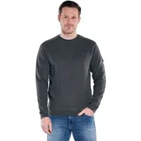 Engbers Langarmshirt Herren Rundhals Shirt, Anthrazit
