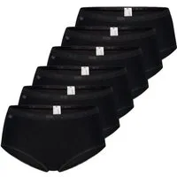 sloggi Midislip 6er Pack Basic + (Spar-Set, 6-St) Midi Slip - Baumwolle - Atmungsaktiv - Perfekter Sitz
