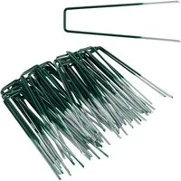 ESTEXO Bodenanker Heringe Erdanker 150x30mm Zelthering Erdnagel verzinkt & beschichtet