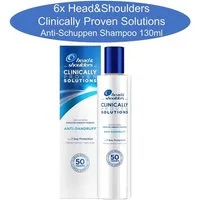 Head & Shoulders Haarshampoo Anti-Dandruff Schuppen Shampoo Haarpflege Kopfhaut Pflege, Verleiht einen frischen Duft und sauberes Gefühl, Spendet Feuchtigkeit, 6-tlg., Shampoo gegen hartnäckige Schuppen, Schutz bereits bei Anwendung