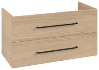 Villeroy & Boch Waschtischunterschrank Avento 976x514x484mm 2 Ausz. Waschbecken mittig Nordic Oak A89210VJ