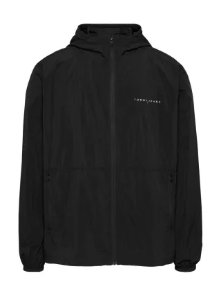 Tommy Jeans - Chicago Windjacke mit Reißverschluss schwarz - Gr. - XXL