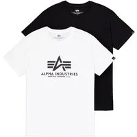 Alpha Industries Rundhalsshirt Basic T 2 Pack (Set, 2-tlg)