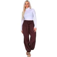 KUNST UND MAGIE Haremshose Kunst&Magie Damen Pluder-/Haremshose Sommerhose Hippie Wellness Yoga