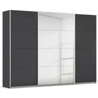 OTTO home Schwebetürenschrank Kleiderschrank Schrank Schlafzimmerschrank Garderobe AGORDO (Breiten 203/271/315/360 cm in drei Griff-Farben - NEU: Farbe SCHWARZ) Top Innenausstattung, in 4 Breiten und 2 Höhen MADE IN GERMANY