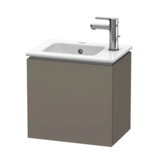 Duravit L-Cube Waschtischunterbau wandhängend Flanell Grau Seidenmatt 420x294x400 mm - LC6272R9090 LC6272R9090