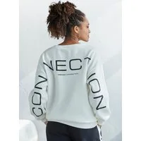 French Connection Sweatshirt mit Schriftzug auf dem Rücken