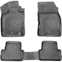 fussmattenprofi.com Auto-Fußmatte 3D Auto Fussmatten für Nissan Qashqai 2 (J11) 2014-2021 Carbon-Optik (1 St), für Nissan Nissan Qashqai
