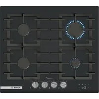 BOSCH Gas-Kochfeld Serie 8 PRP6A6H40, Präzises FlameSelect mit 9 Stufen & spülmaschinenfeste Topfträger