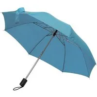 Macma Taschenregenschirm Taschen-Regenschirm / mit Schutzhülle / Farbe: hellblau
