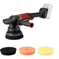 Professional Akku-Exzenterpolierer CP-EP 18/125 Li BL-Solo, 18Volt, Poliermaschine rot/schwarz, ohne Akku und Ladegerät