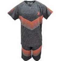Hessis T-Shirt & Shorts Sportliches Jungen Set : für den perfekten Sommerlook Js671 (Set, 2-tlg., T-Shirt + Shorts) für Kinder
