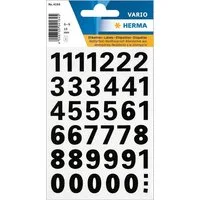 HERMA Aufkleber HERMA Zahlen-Sticker 0-9, Folie schwarz, Höhe: 15 mm 4164