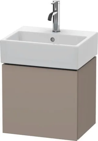 Duravit L-Cube Waschtischunterbau wandhängend Basalt Matt 434x341x400 mm - LC6245R4343 LC6245R4343