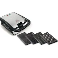 Tefal Waffeleisen SW854D Snack Collection, 700 W, inkl. 4 antihaft Plattensets, vielfältige Funktionen, erweiterbar