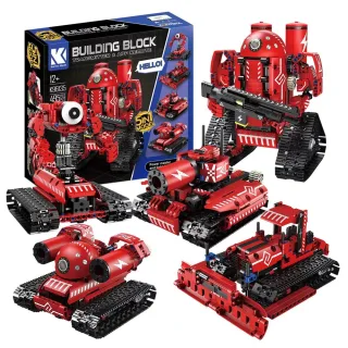 KY Blocks K96135 5-in-1 Robot APP/RC Creative Technical Educational Programming Toys Building Block Brick Assembly Kit K