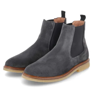 Kaerlek Chelsea Boots  Grau - Gr. 42 -  Textil und Synthetik
