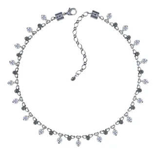 konplott - Halskette - Pearl Shadow weiß/silver