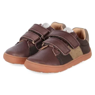 Bisgaard Barfuß-Sneaker RICCO Braun - Gr. 27 -  Leder und Synthetik