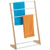 relaxdays Handtuchständer Stehender Handtuchhalter